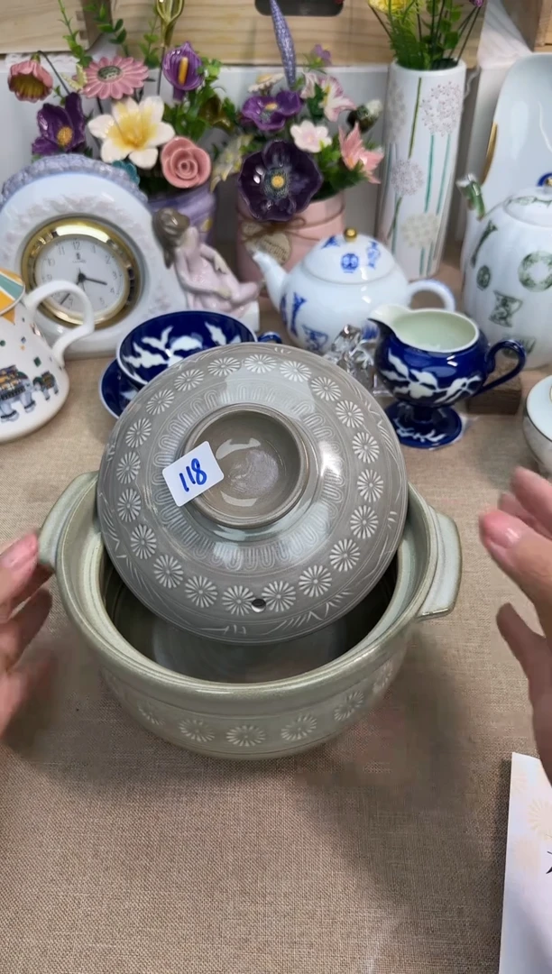 瓷片6号深锅 泡泡家的瓷器真好看