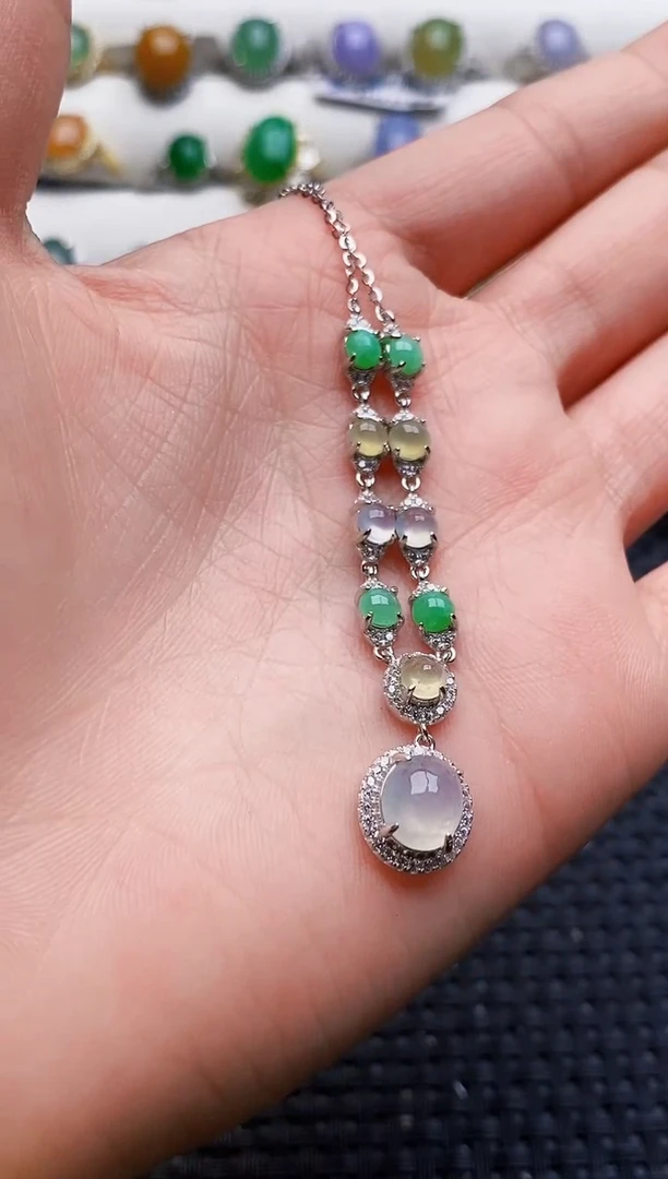 银S925镶嵌戒指翡翠1967