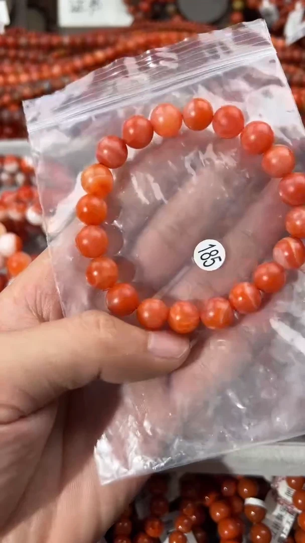 南红玛瑙手串未镶嵌10