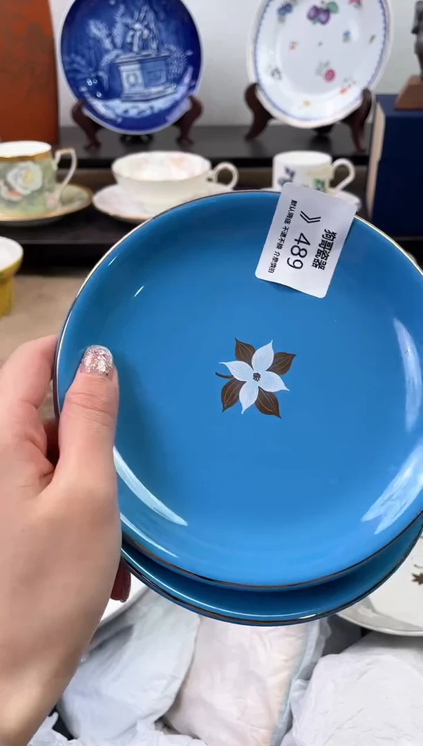 【闪购商品】瓷片489+2海外中古回流瓷器 默认瑕疵慎拍