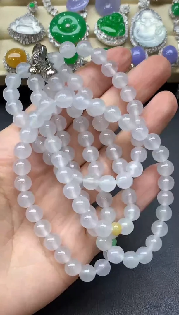 翡翠未镶嵌颈饰476中国好珍宝