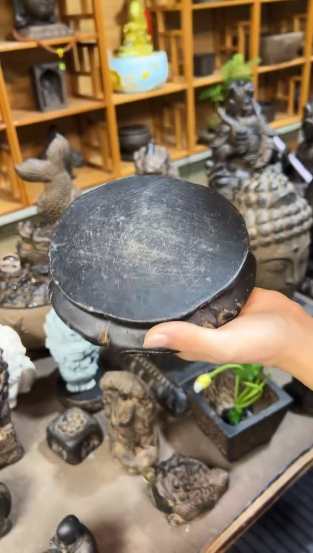 陶土【火山泥】金箍坛底座