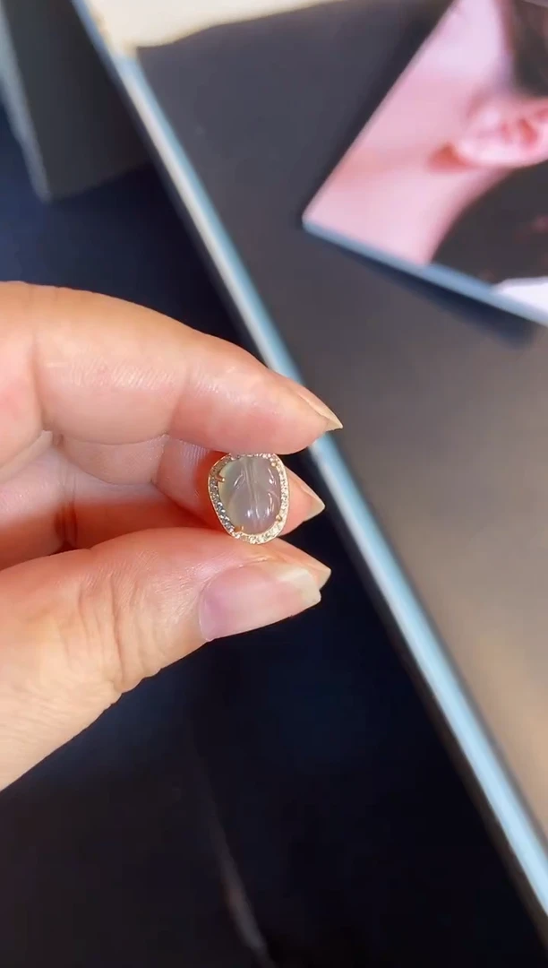 吊坠(不含链)银S925镶嵌翡翠1