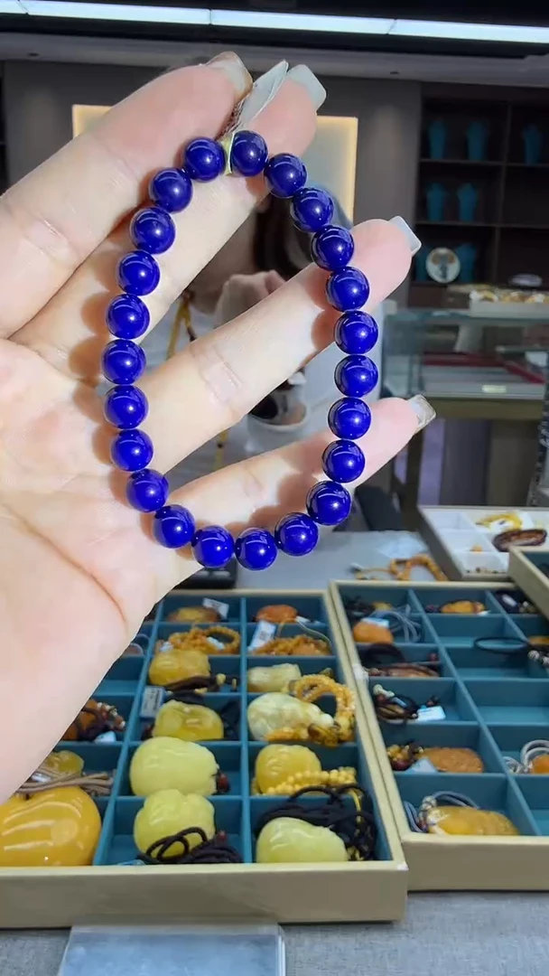 未镶嵌青金石手链265秒拍号 假一罚三