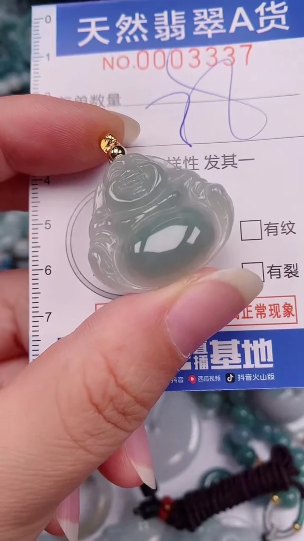 翡翠未镶嵌颈饰00003337