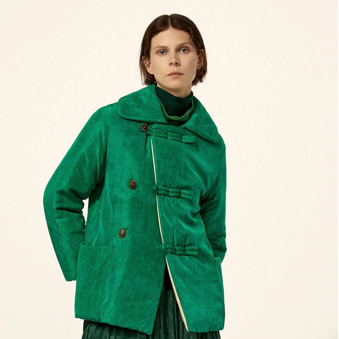 EN2025新中式盘口双面穿棉服