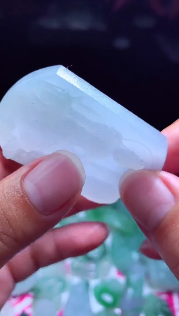 定制翡翠未镶嵌 翡翠毛货定制 