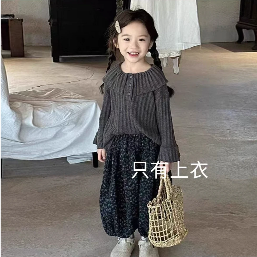 【线下品牌童装】女童秋季韩版棉质长袖T恤 251805