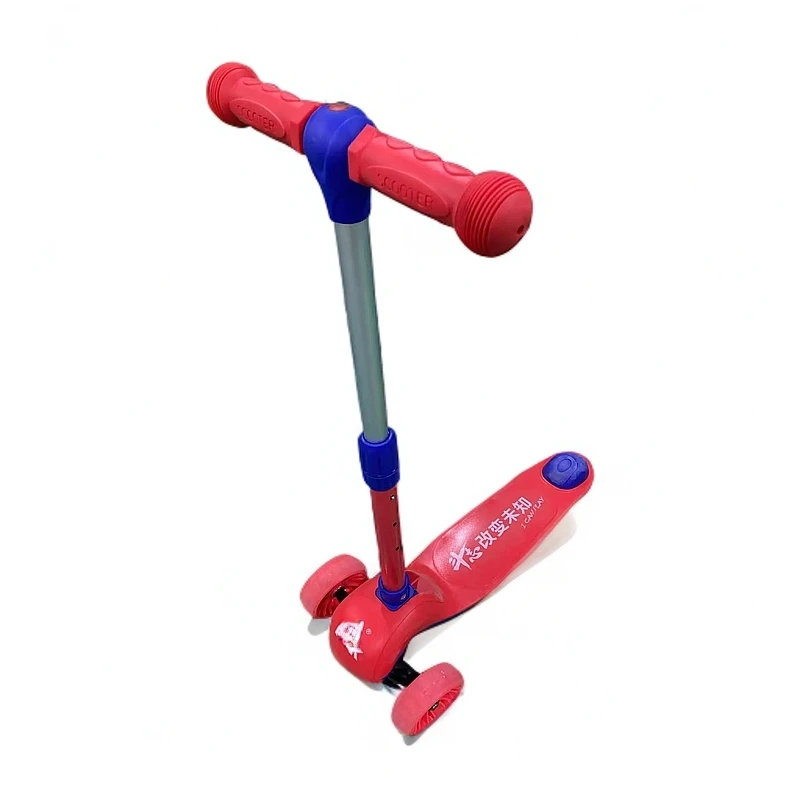 三合一闪光单脚踏板滑板车