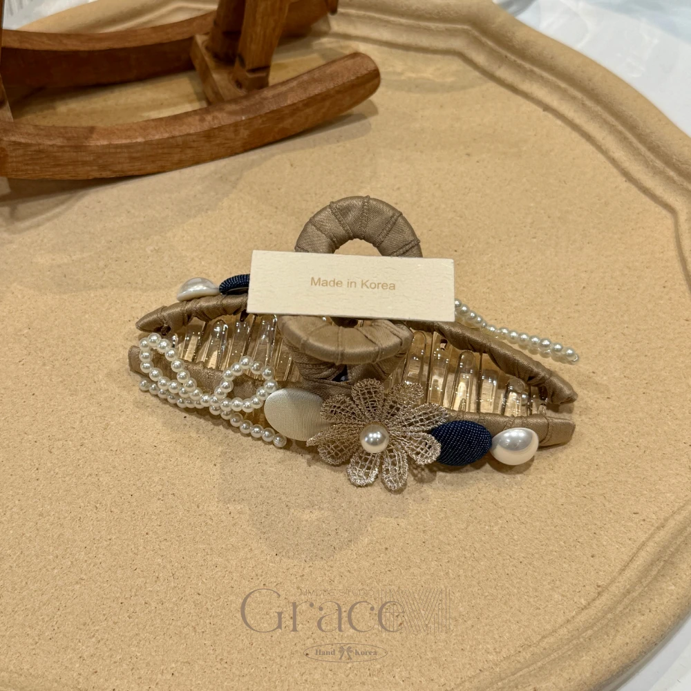 「女神系列-阳光花」韩国25四季大抓夹鲨鱼夹后盘发夹