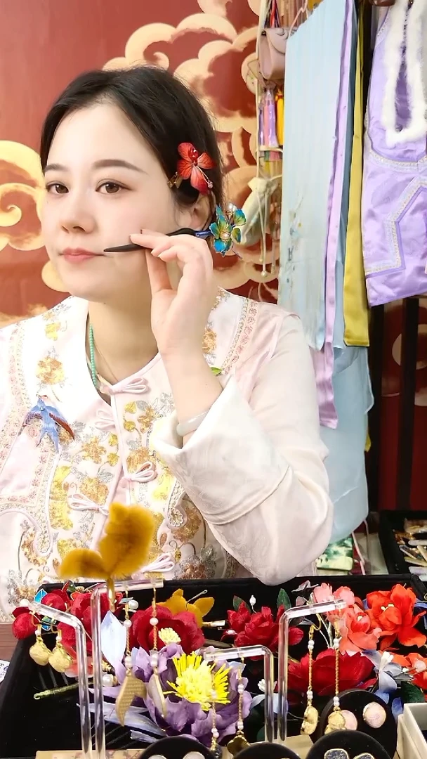 纯铜合金琉璃非遗绒花~