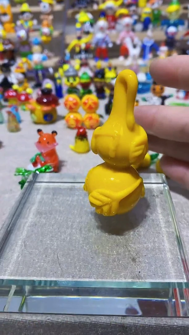 【闪购商品】琉璃手工艺品鸡油黄葫芦