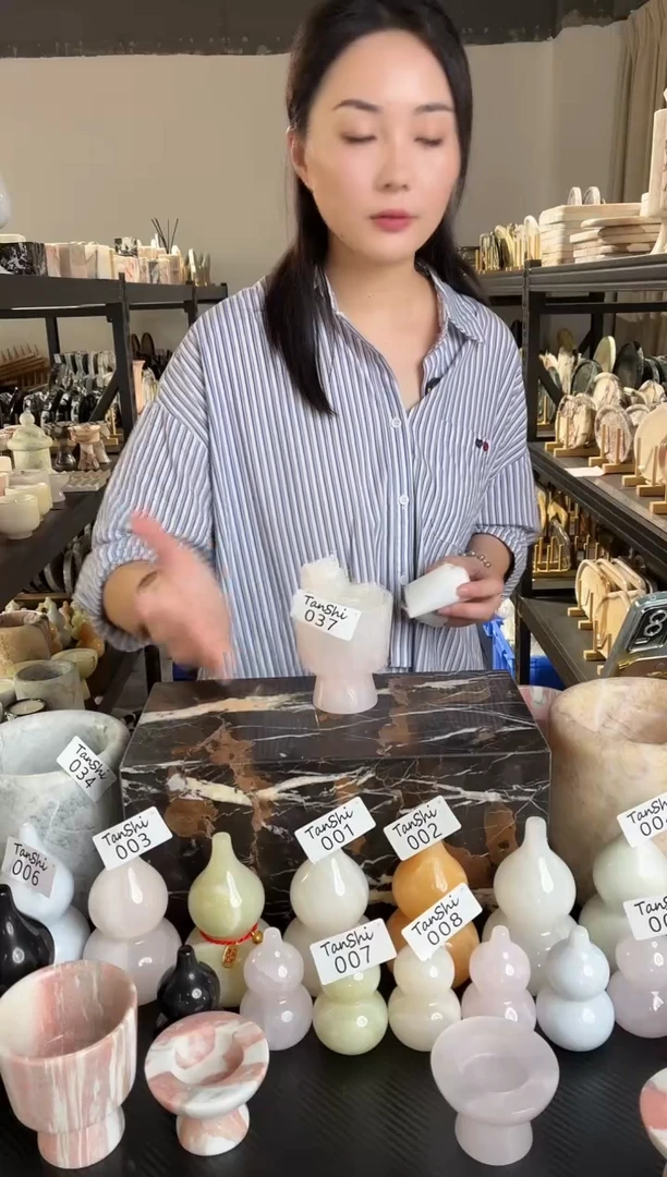 石材037粉玉大王杯