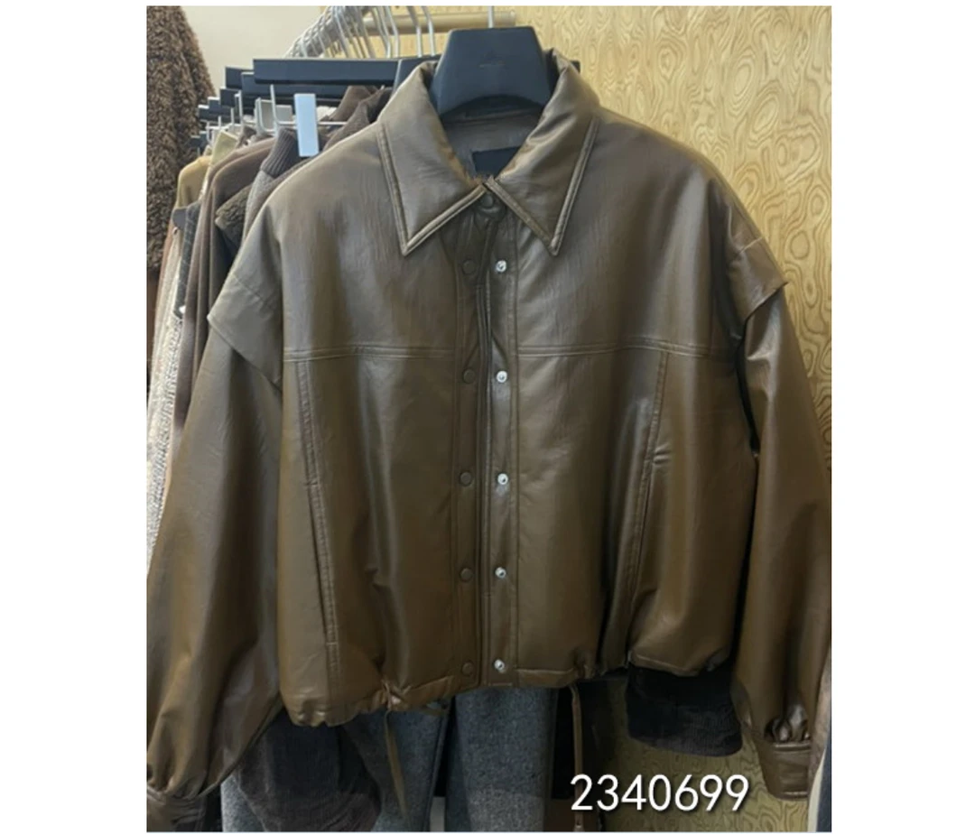 小妳XiaoNi———（冬款夹棉皮外套2340699）