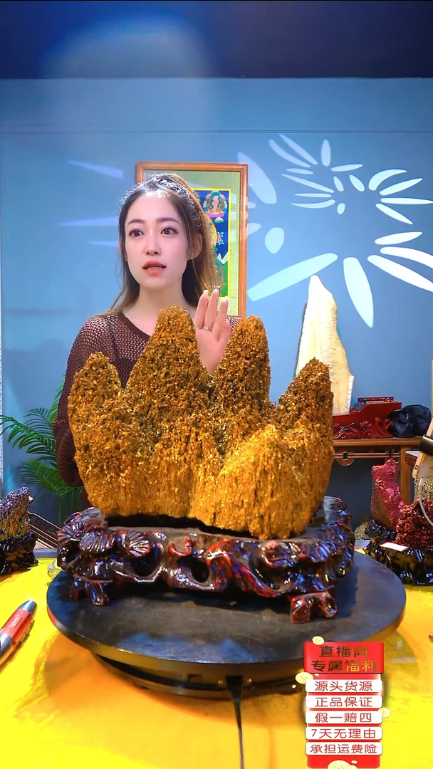 石材精品斑铜矿，石头摆件