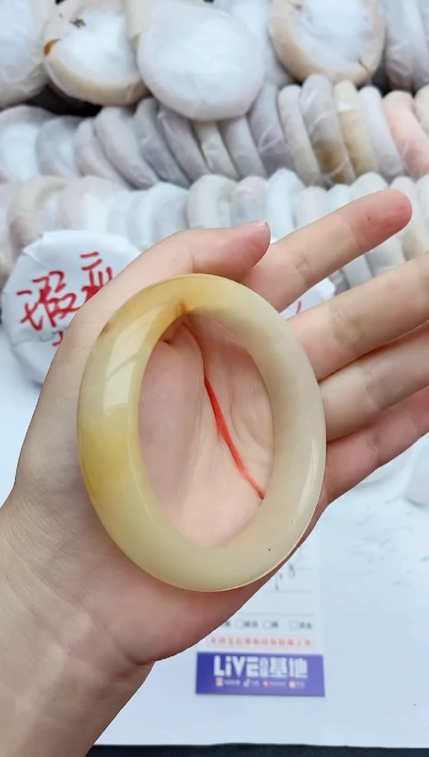 石英质玉手镯未镶嵌瑕疵241+56/57/58