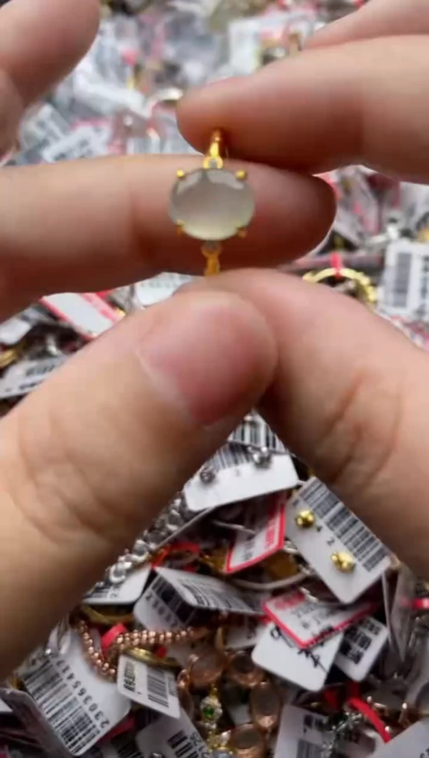 【闪购商品】翡翠戒指银S925镶嵌55555---5