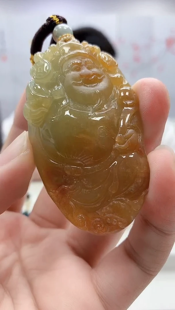 定制翡翠未镶嵌5060bb-毛货挂件68