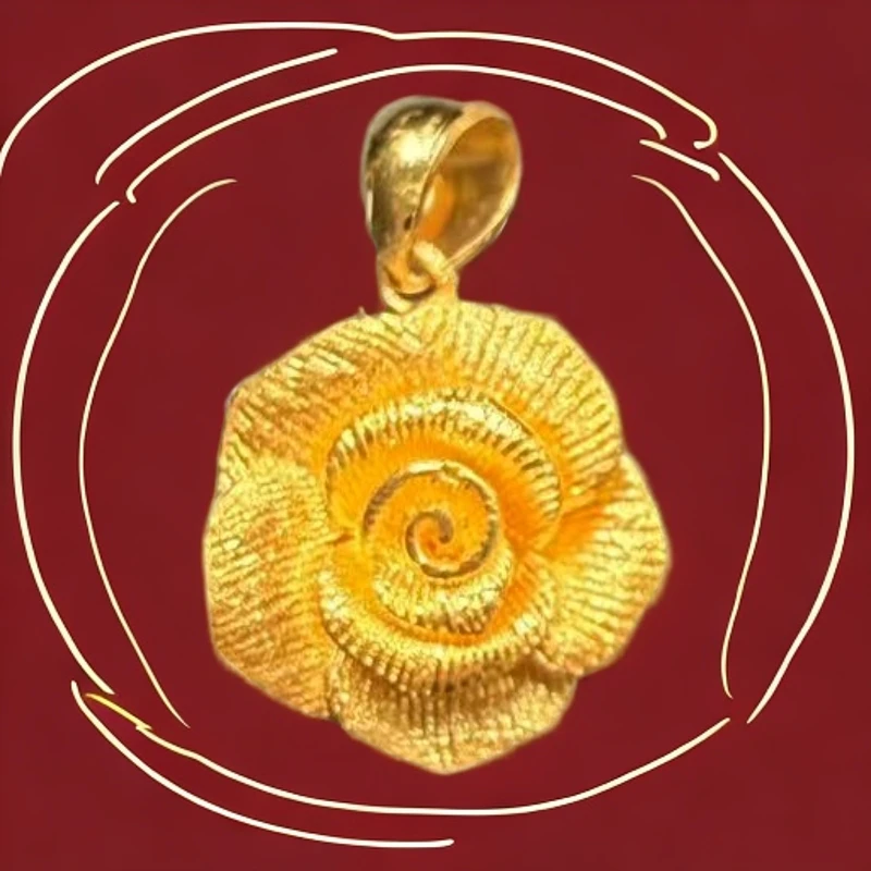 足金999黄金吊坠