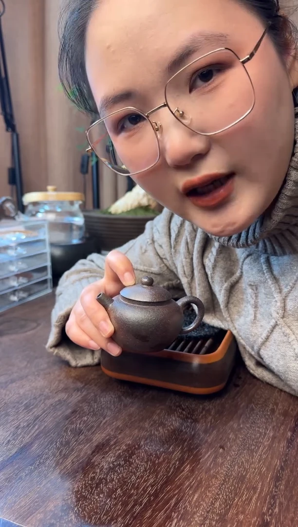 茶壶紫砂原矿紫砂壶柴烧19号