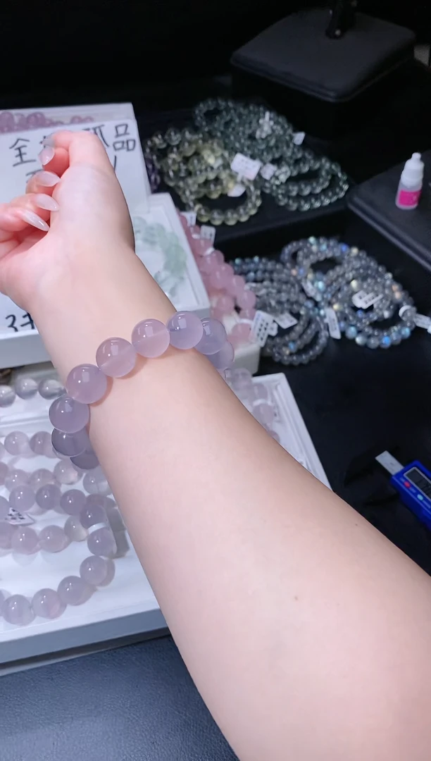 手链未镶嵌萤石628.18剥皮葡萄萤石手串 多样性发其一