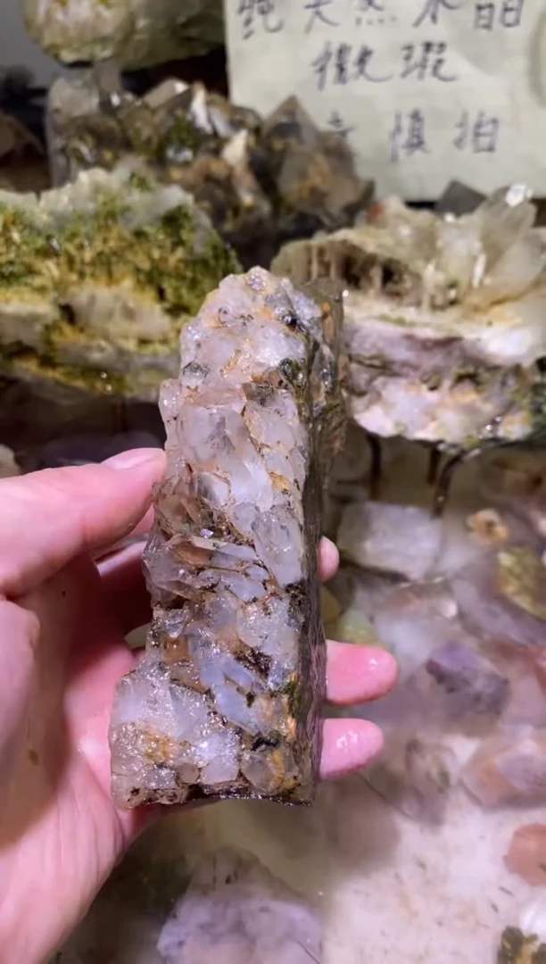 未镶嵌珠宝半成品水晶96号482g四川美姑超七花园水晶