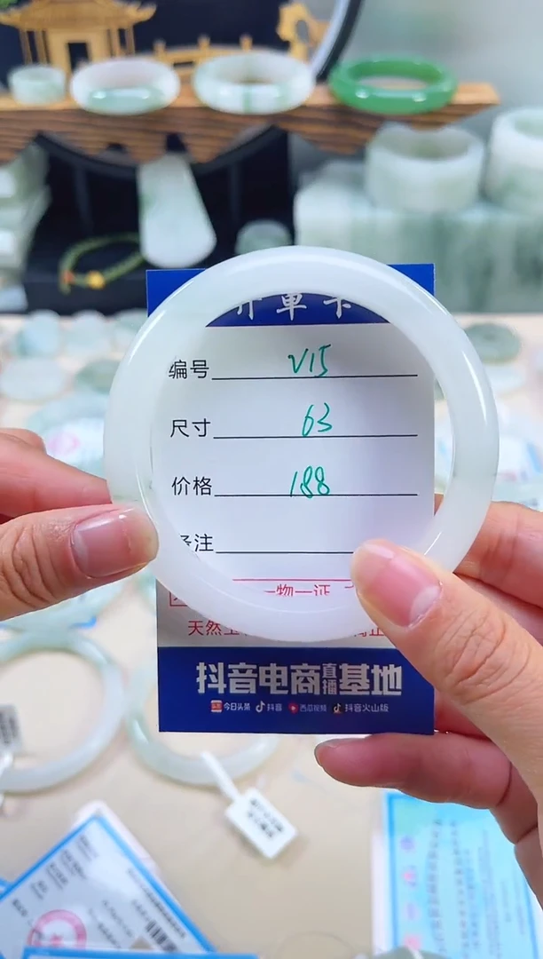 未镶嵌首饰石英质玉（天山翠）15