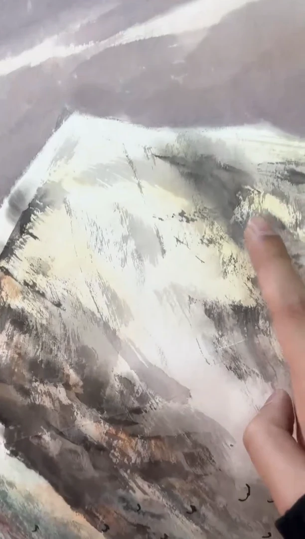 【闪购商品】国画周建真老师字画带亲笔合影证书3-95