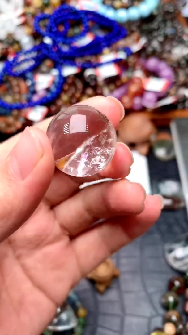 【闪购商品】水晶吊坠(赠链)未镶嵌天然115摆件