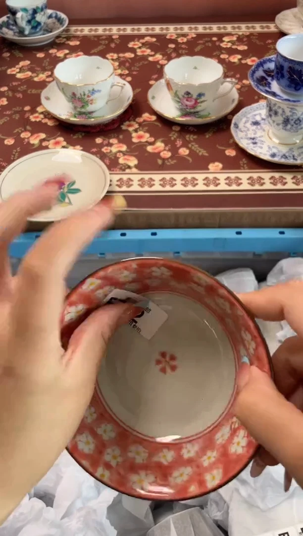 瓷片雨****花瓷器瓷器E712