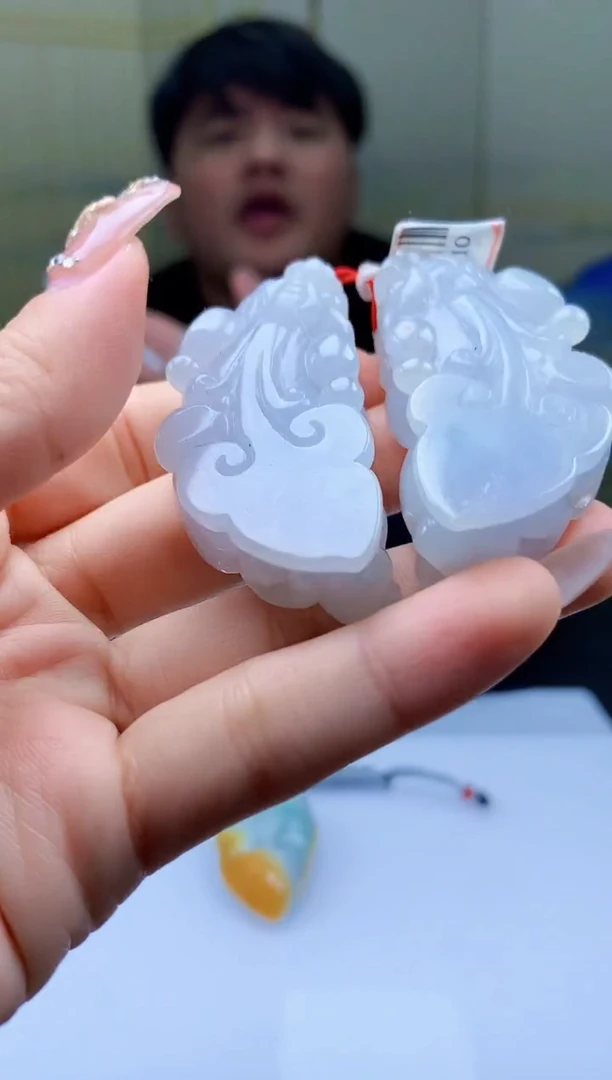 【闪购商品】定制翡翠未镶嵌5060ty-毛货挂件108