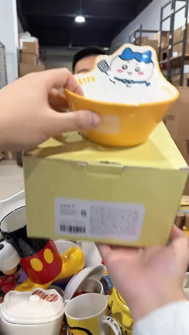 瓷片原盒小八沙拉碗