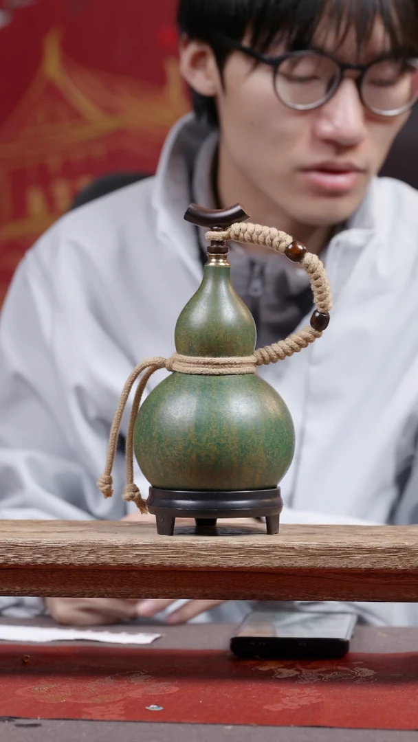 980微瑕尾货款大漆精品葫芦（介意勿拍）200ml