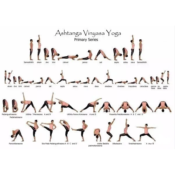 阿斯汤伽瑜伽培训课网课男女老少锻炼健身拉伸美丽修长柔韧力量