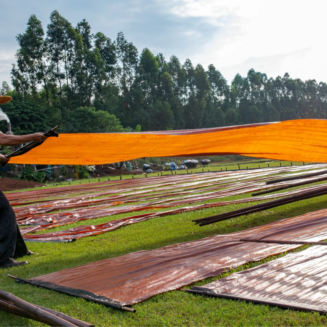 非遗香云纱 薯莨布头链接C