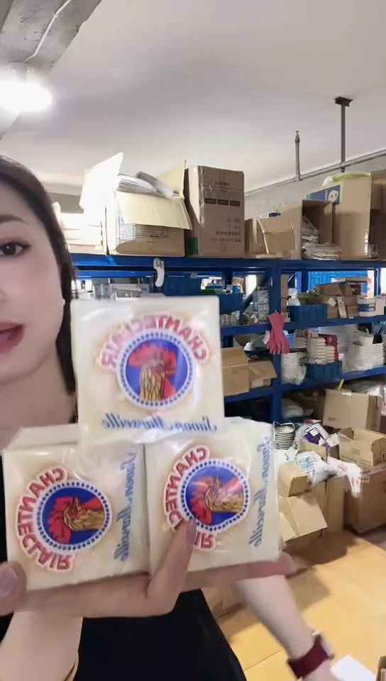 瓷片进口家用百货大公鸡皂四块 白色