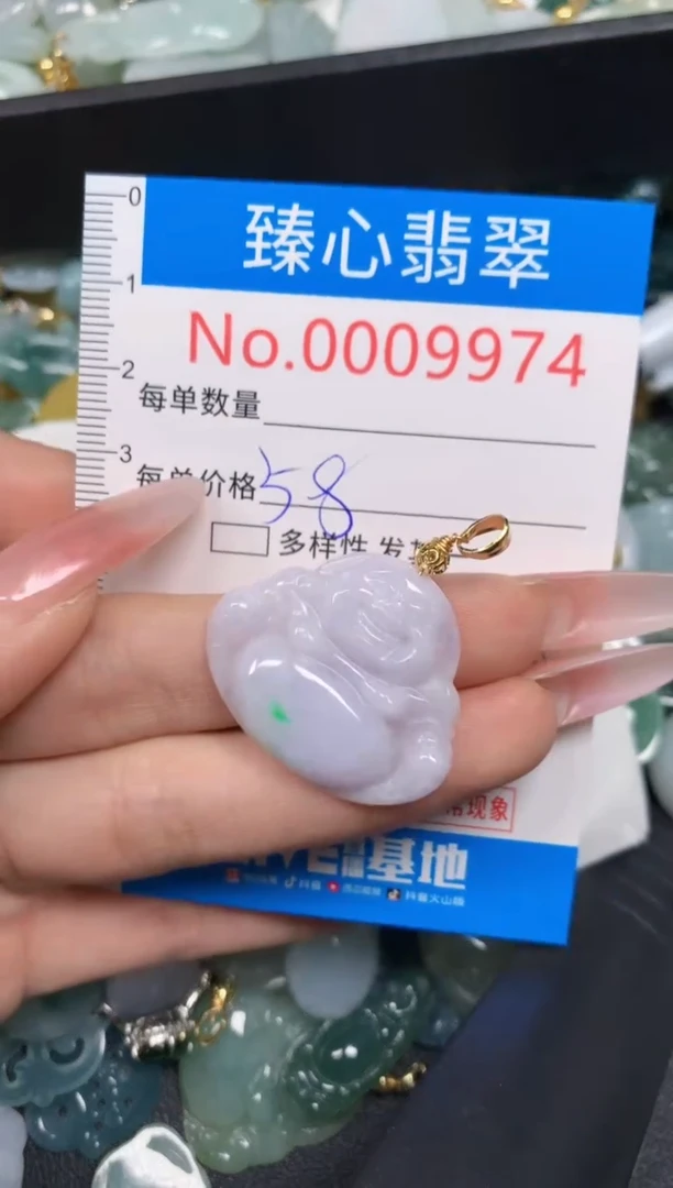 【闪购商品】翡翠颈饰未镶嵌含绳0009974