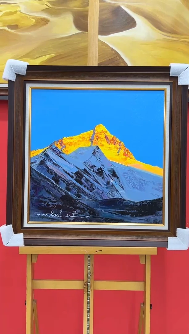 【闪购商品】油画梁静-60×60-油画作品