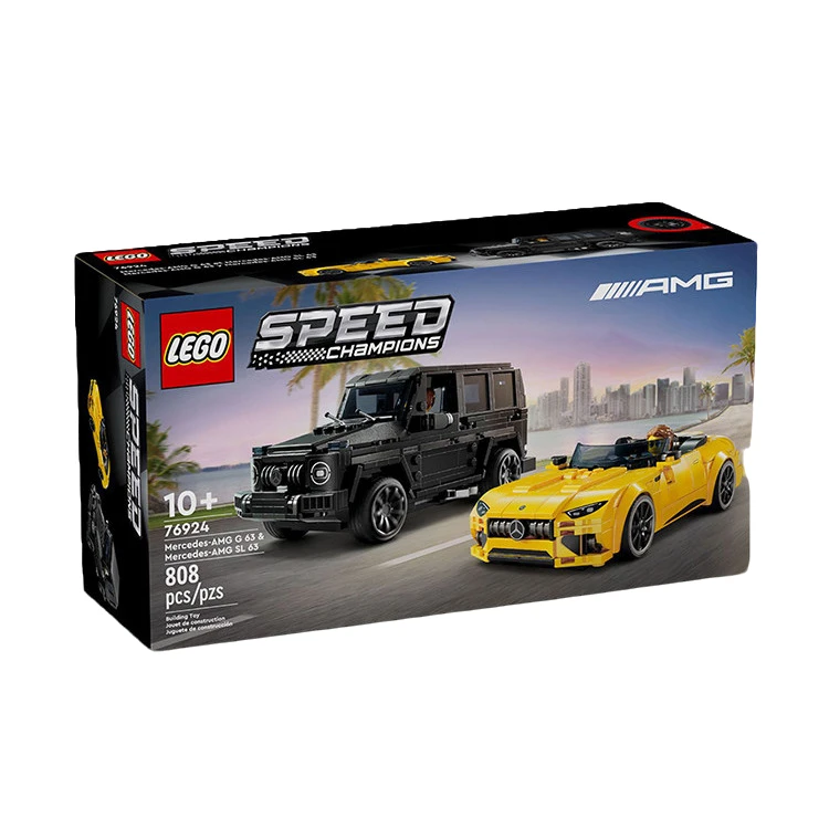 LEGO/乐高【冠希专属】（压盒）speed赛车76924梅赛德斯AMGG63与SL 63