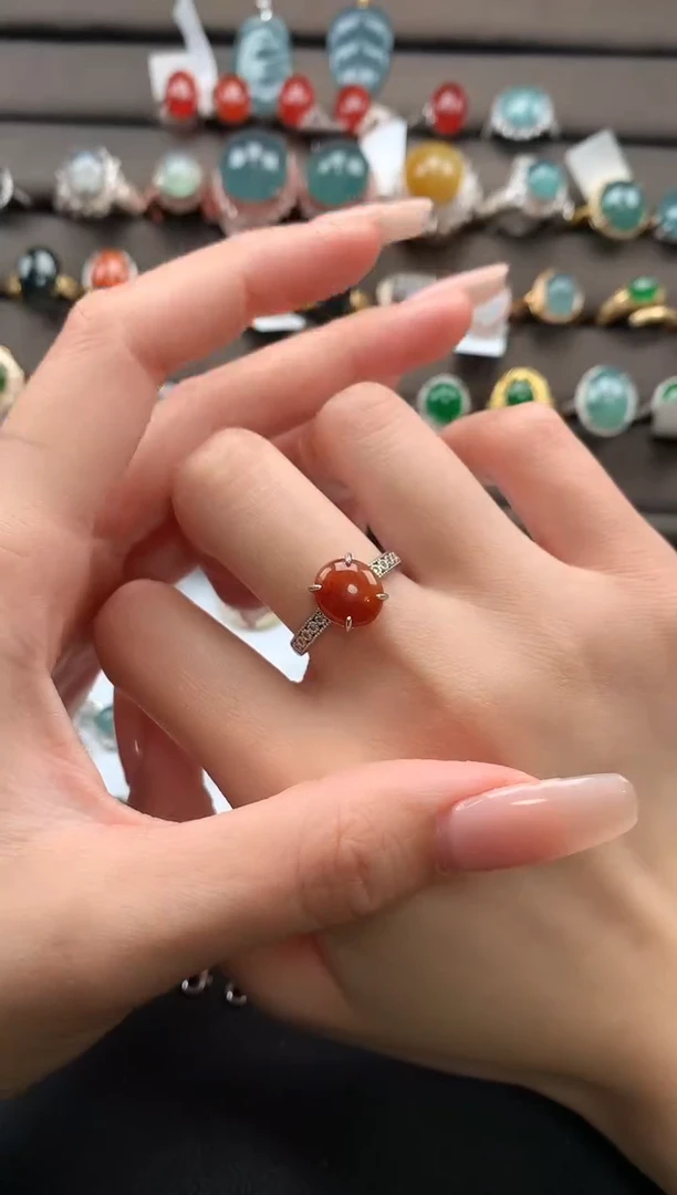 【闪购商品】翡翠戒指银S925镶嵌3213213121