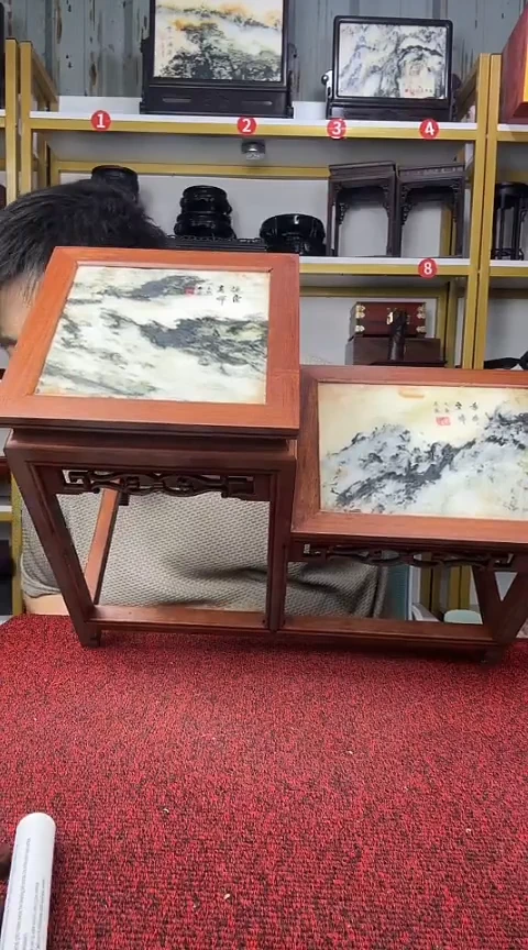木用****2非洲酸枝连体台38*27.5*17CM