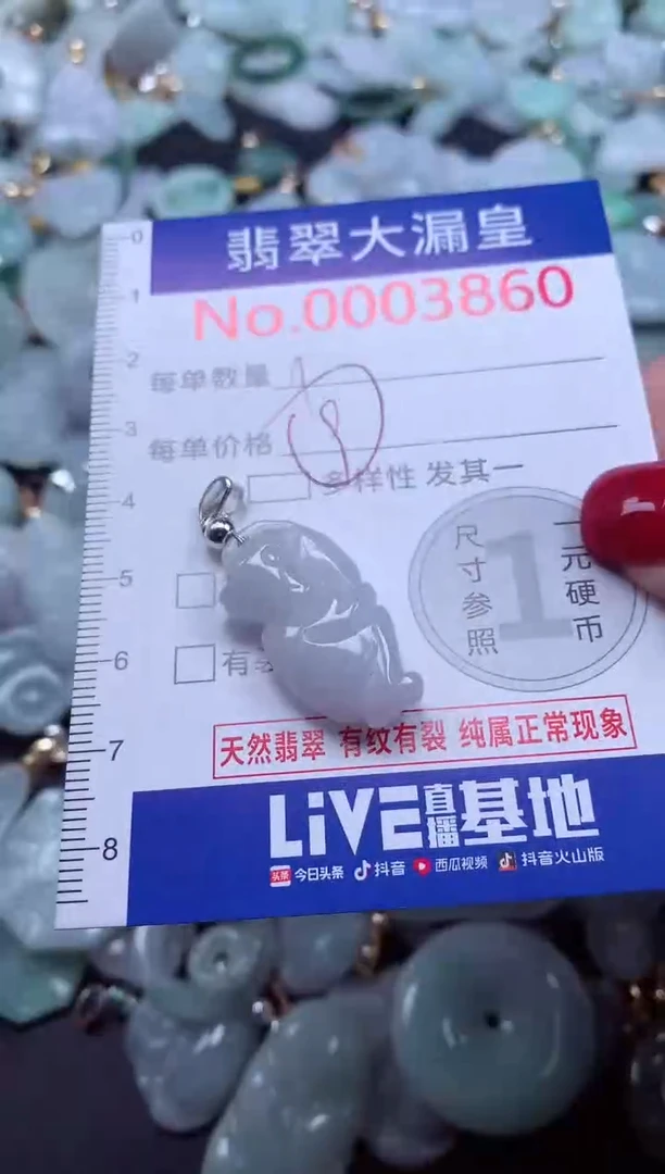 颈饰未镶嵌翡翠3860