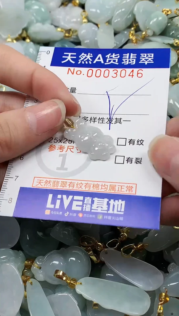 颈饰未镶嵌翡翠 纯天然a货翡翠