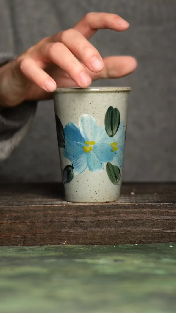 【闪购商品】杯青诗手工手绘瓷器