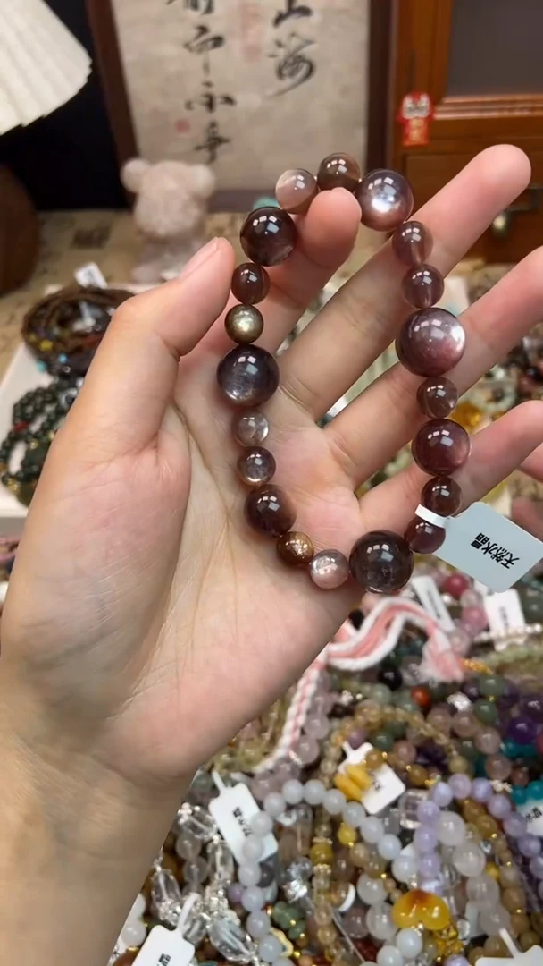 未镶嵌手链紫晶273