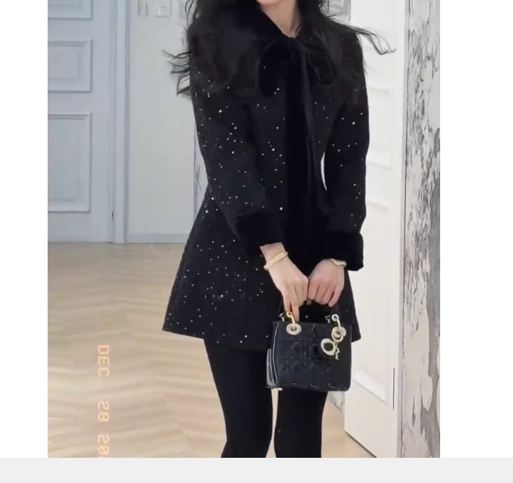 2024冬季新款时尚女装网红潮流气质靓丽外套女炸街ZX12