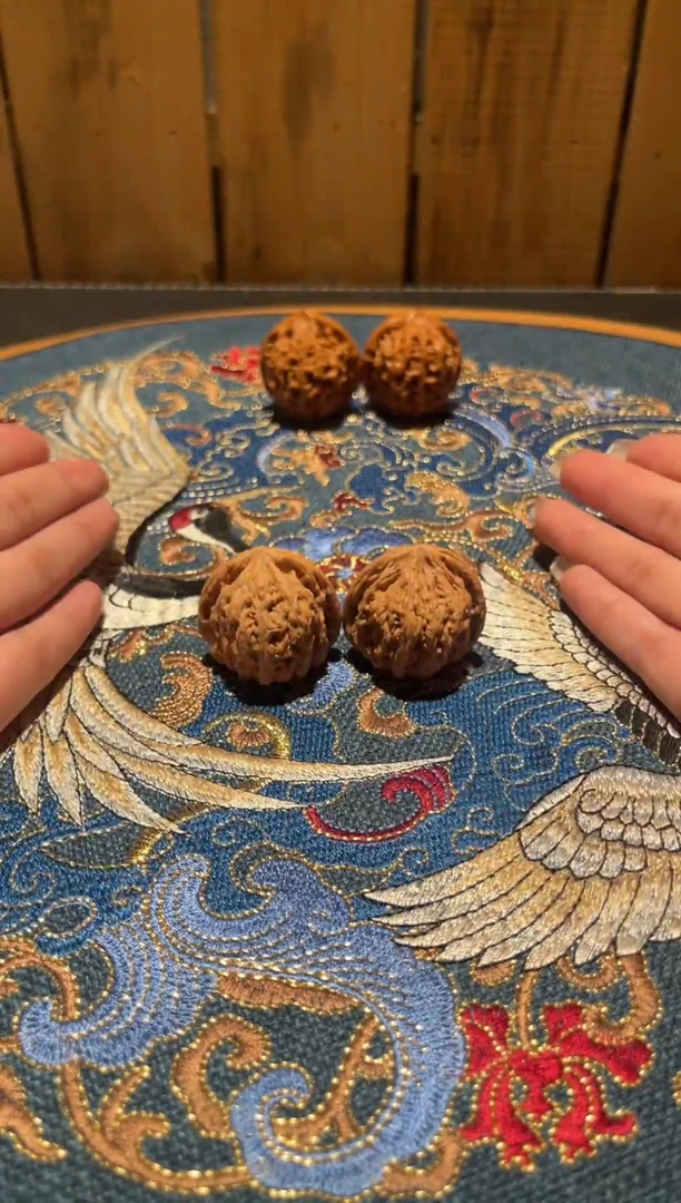 把件文玩核桃912密纹33