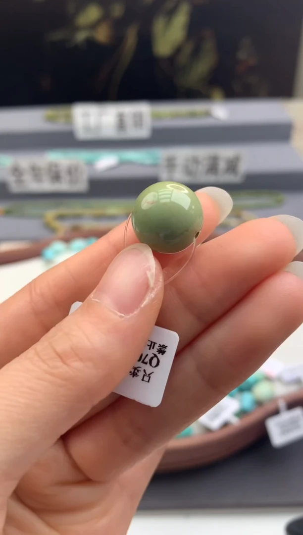 未镶嵌绿松石单珠茜.B112