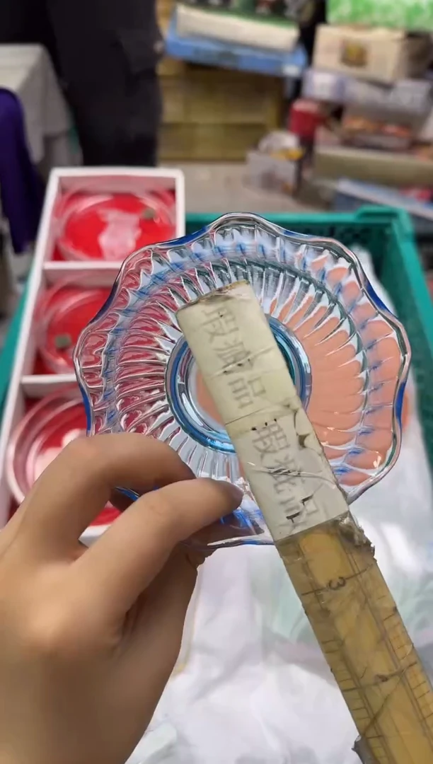 手工艺品玻璃人*青150