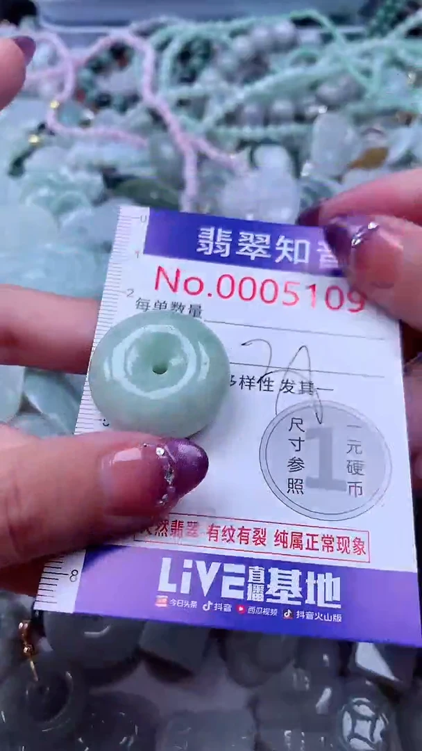 翡翠未镶嵌吊坠(不含链)5109